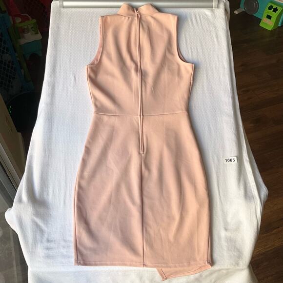 Sarah La Women’s Sleeveless Knee-length Dress size M but fit like S,Peach Orange - Picture 10 of 10